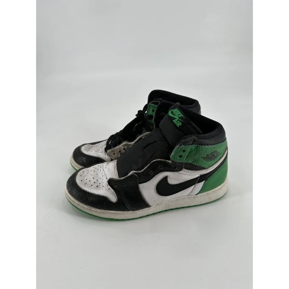 Nike Air Jordan 1 Retro Boys Size 6Y Green Athletic Shoes‎ Sneakers FD1437-031
